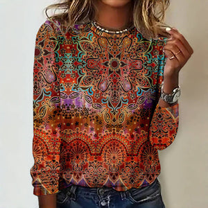 Classic T-shirt with Unique Ethnic Print