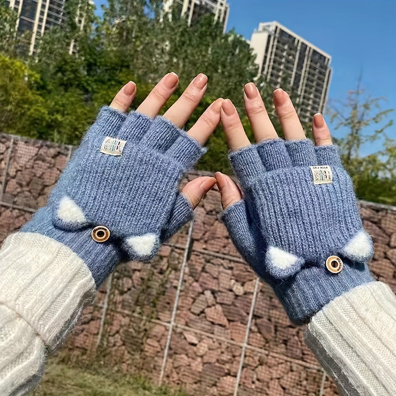 Colorful Cartoon Gloves for Warmth and Style