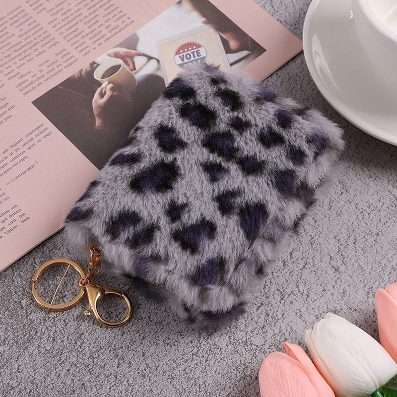 Chic Vintage Leopard Print Coin Purse