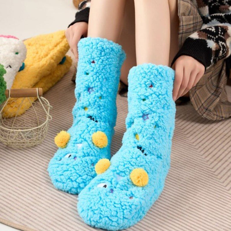 Colorful and Soft Knitted Cozy Socks