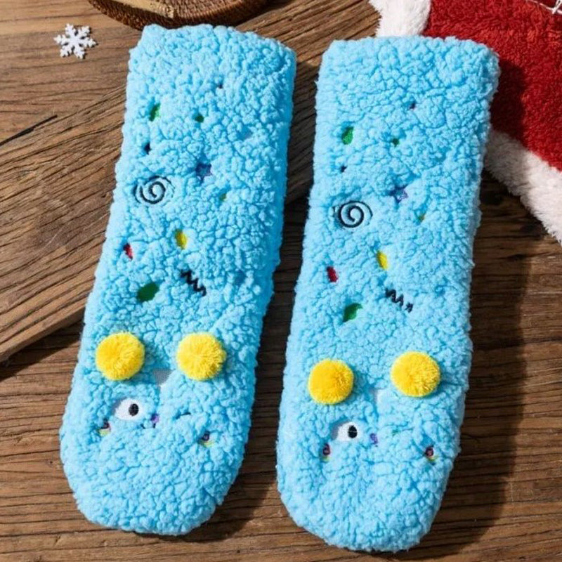 Colorful and Soft Knitted Cozy Socks