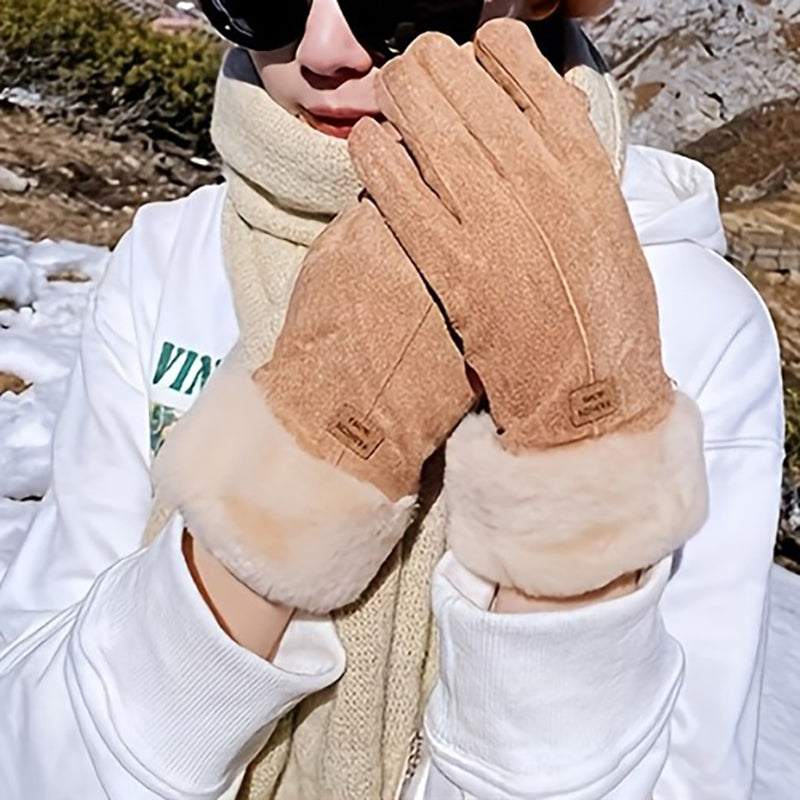 Elegant Varma Plush Gloves for Ultimate Comfort