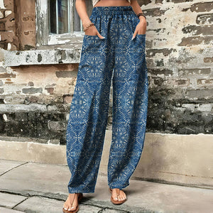 Timeless Ethnic Patterned Vintage Pants