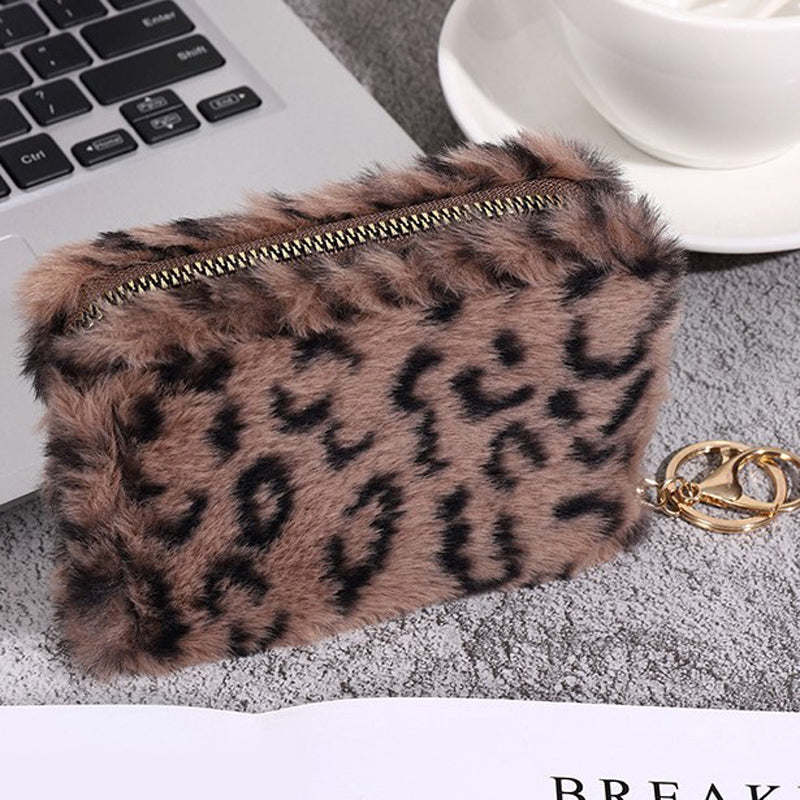 Chic Vintage Leopard Print Coin Purse