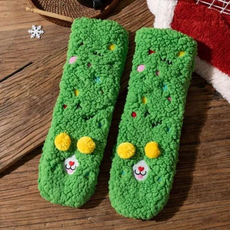 Colorful and Soft Knitted Cozy Socks