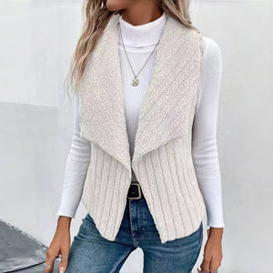 Sleek Solid Color Cardigan for Relaxing Moments