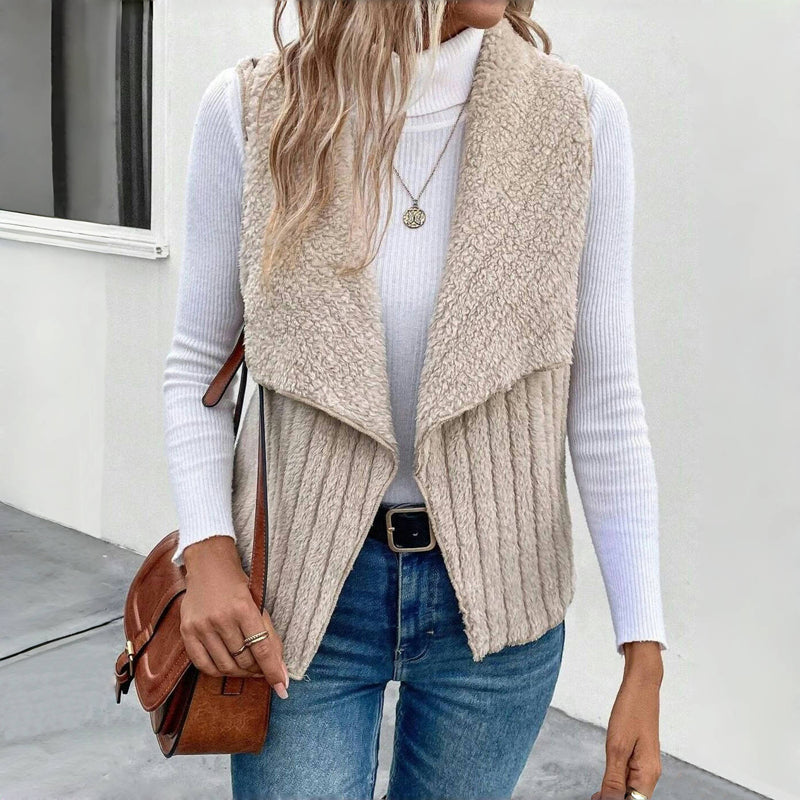 Sleek Solid Color Cardigan for Relaxing Moments