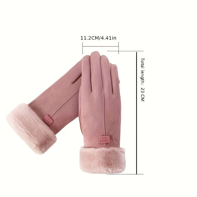 Elegant Varma Plush Gloves for Ultimate Comfort