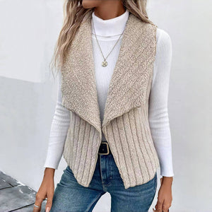 Sleek Solid Color Cardigan for Relaxing Moments