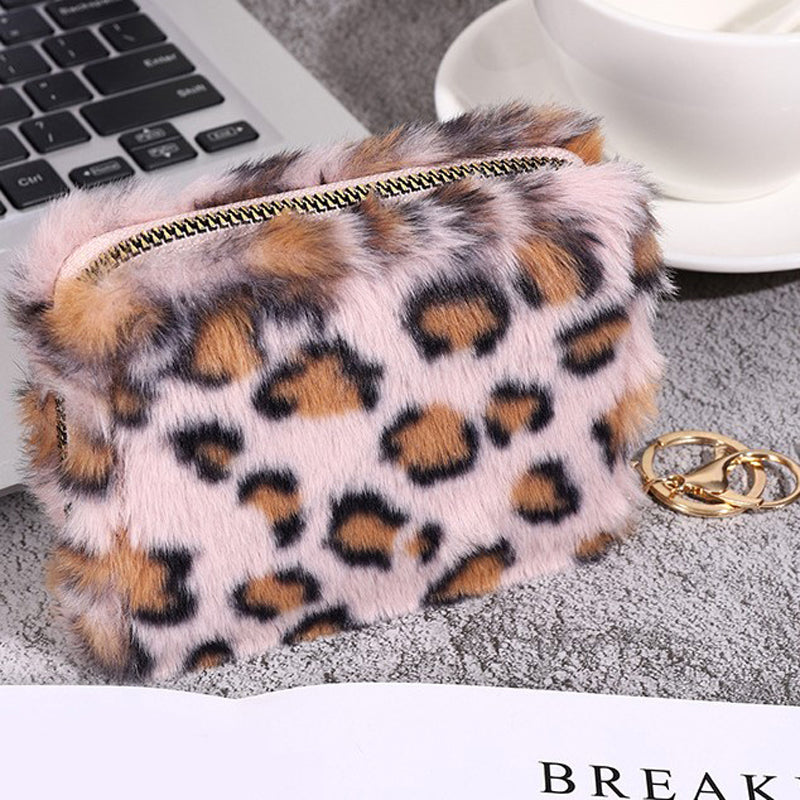 Chic Vintage Leopard Print Coin Purse
