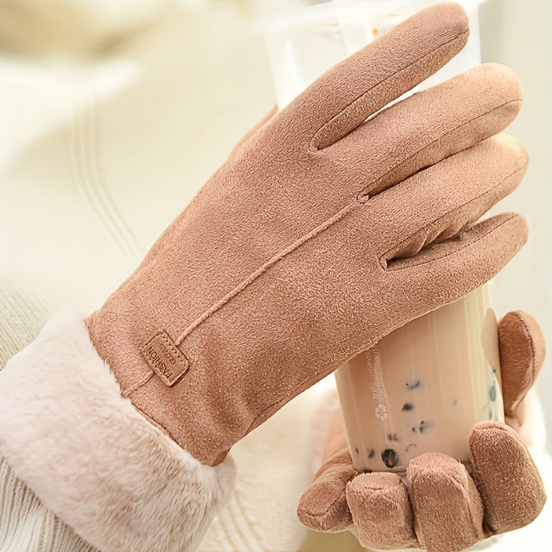 Elegant Varma Plush Gloves for Ultimate Comfort