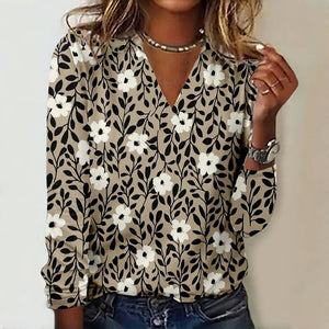 Floral Vintage T-shirt with Unique Design