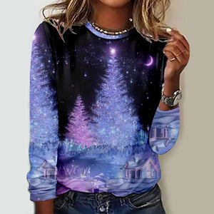 Retro T-Shirt with Artistic Print