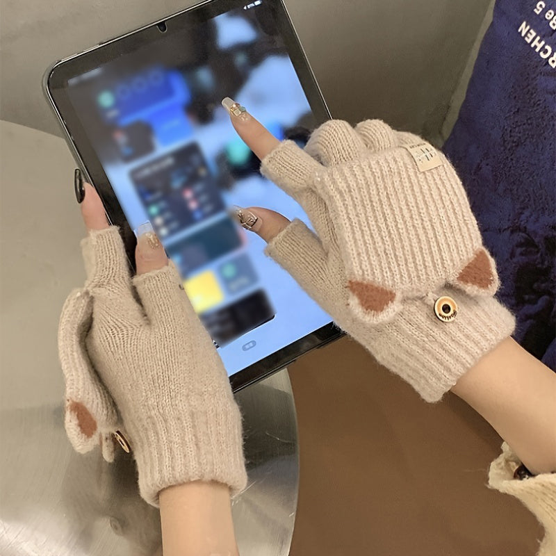 Colorful Cartoon Gloves for Warmth and Style