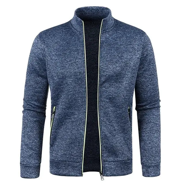 Varuno Men Zipper Jackets Standing Collar