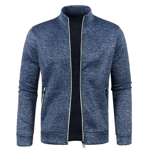 Varuno Men Zipper Jackets Standing Collar