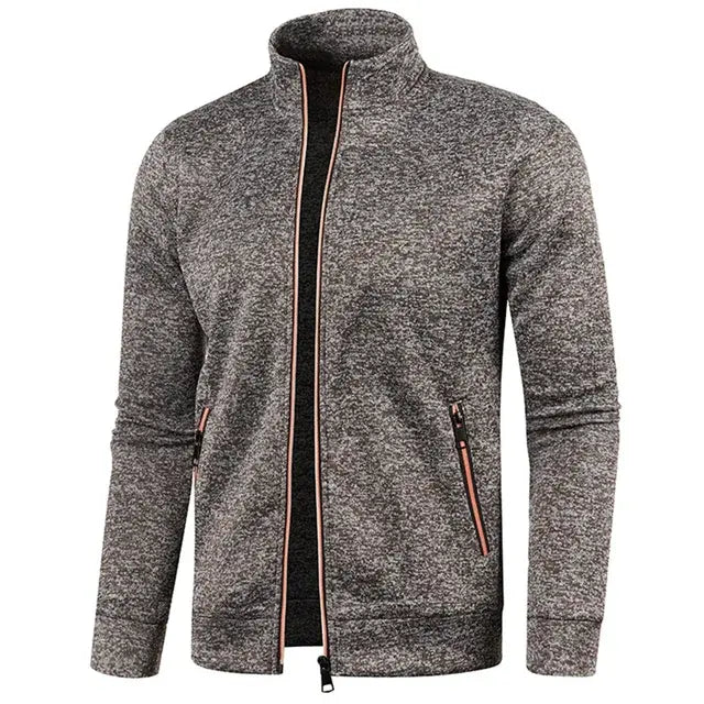 Varuno Men Zipper Jackets Standing Collar