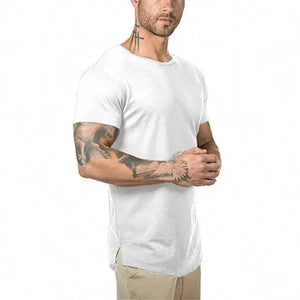 Jesse Solid Cotton Short Sleeve T-Shirt