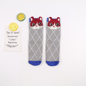 Fantasy Full Cat Patterned Socks for Animal Lovers