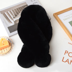 Luxurious Solid Color Warm Scarf for Chilly Days