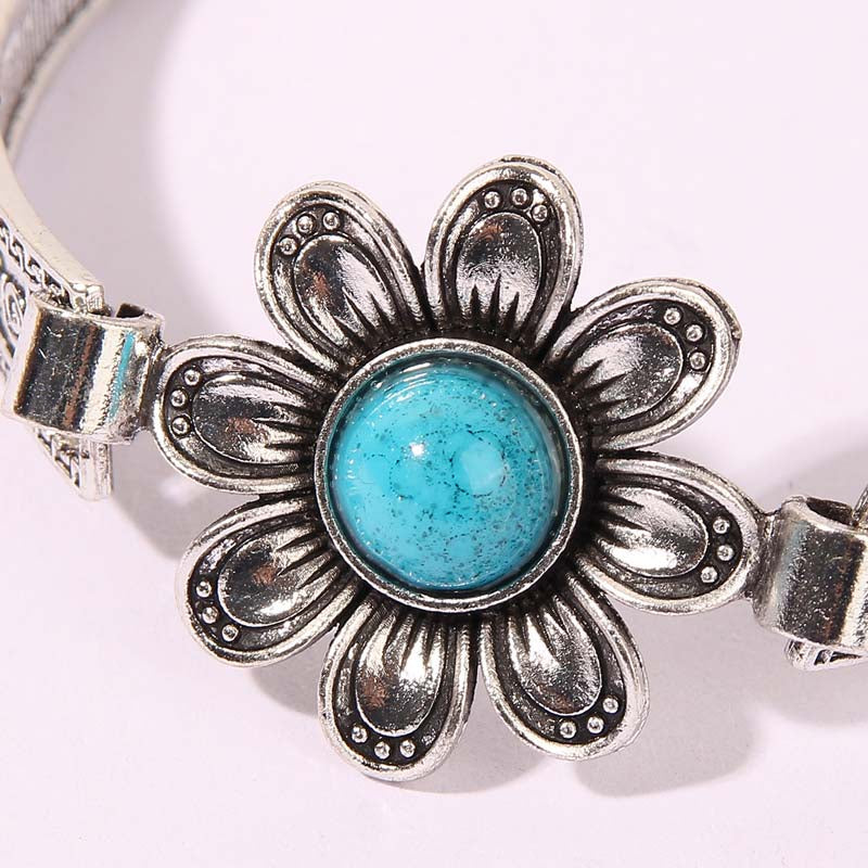 Chic Vintage Bohemian Floral Bracelet