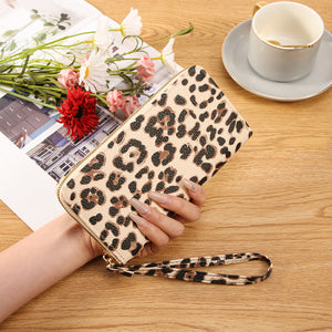 Chic Vintage Leopard Print Coin Purse