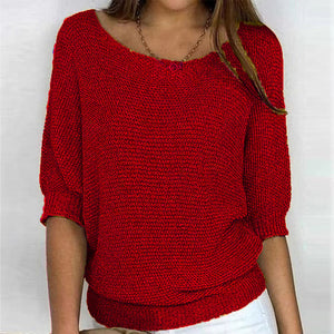 Stylish Solid Color Casual Sweater for All Occasions