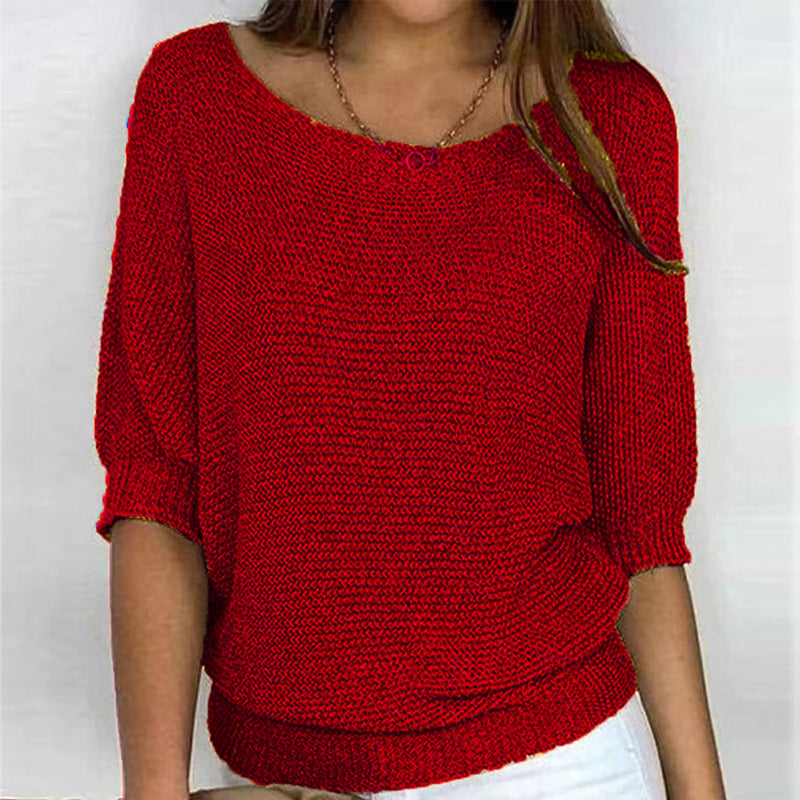 Stylish Solid Color Casual Sweater for All Occasions