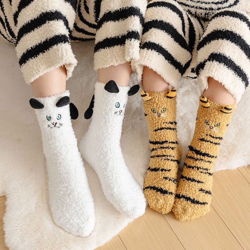 Colorful and Cozy Socks with Fun Patterns