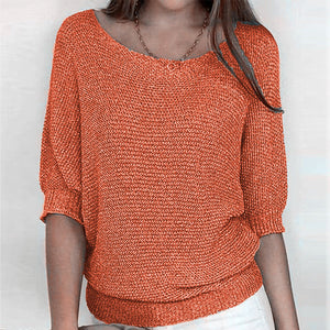 Stylish Solid Color Casual Sweater for All Occasions