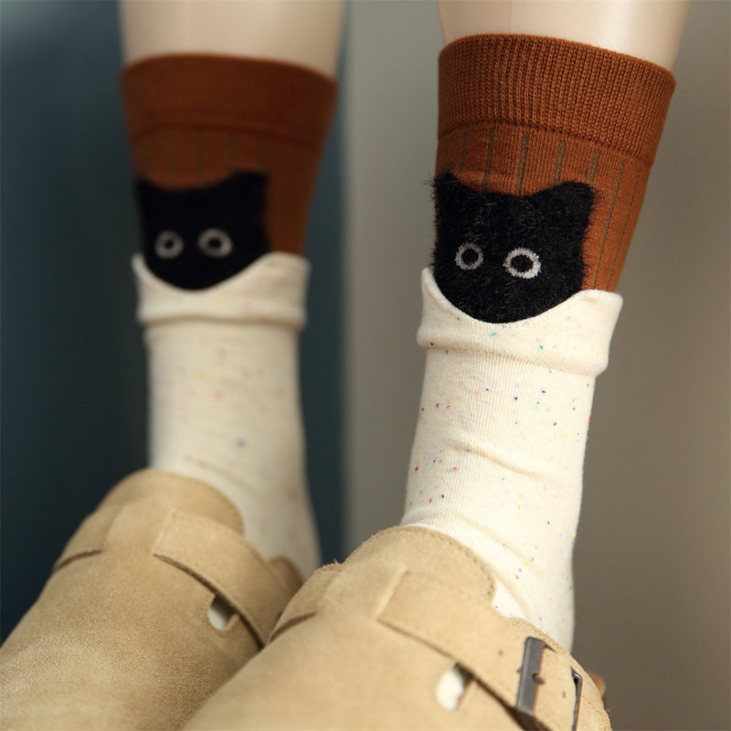 Unique Socks with Creative Cat Designs