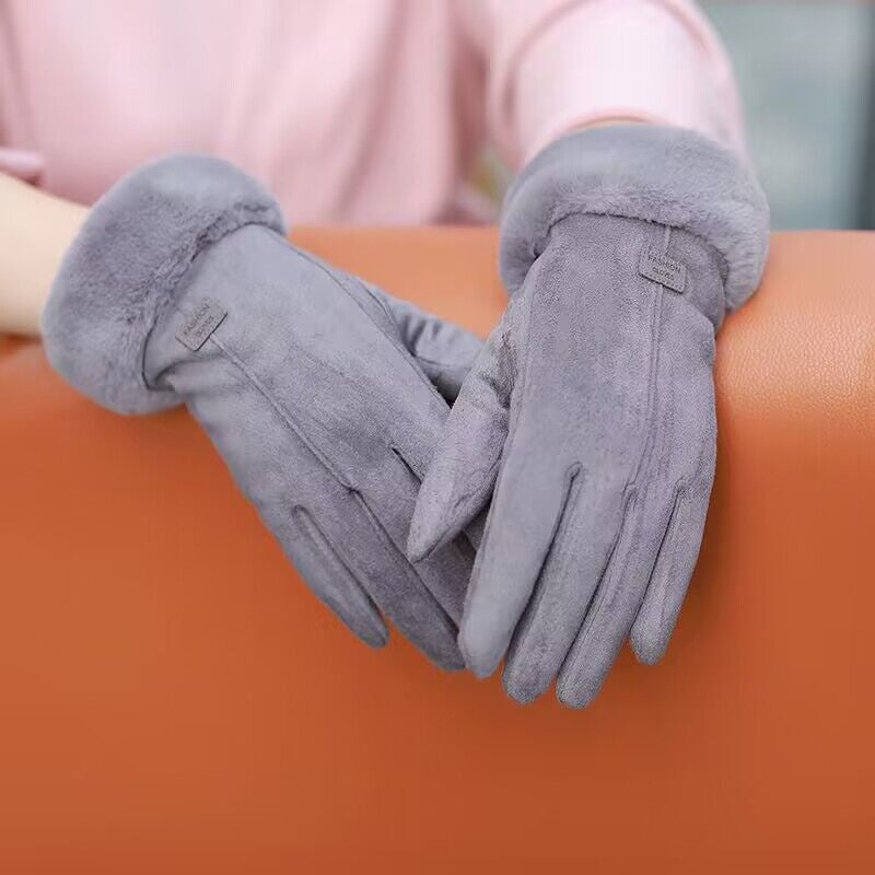 Elegant Varma Plush Gloves for Ultimate Comfort