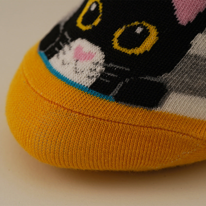 Funny Cat Patterned Socks for Cat Lovers