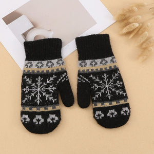 Frosty Winter Gloves with Warmth and Style
