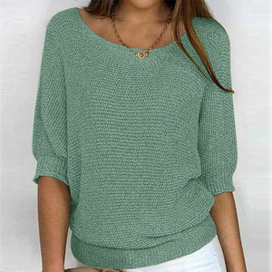 Stylish Solid Color Casual Sweater for All Occasions
