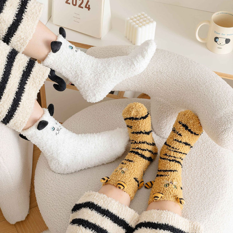 Colorful and Cozy Socks with Fun Patterns
