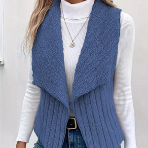Sleek Solid Color Cardigan for Relaxing Moments