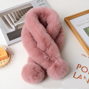 Luxurious Solid Color Warm Scarf for Chilly Days