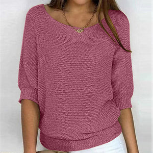Stylish Solid Color Casual Sweater for All Occasions