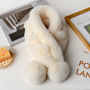 Luxurious Solid Color Warm Scarf for Chilly Days