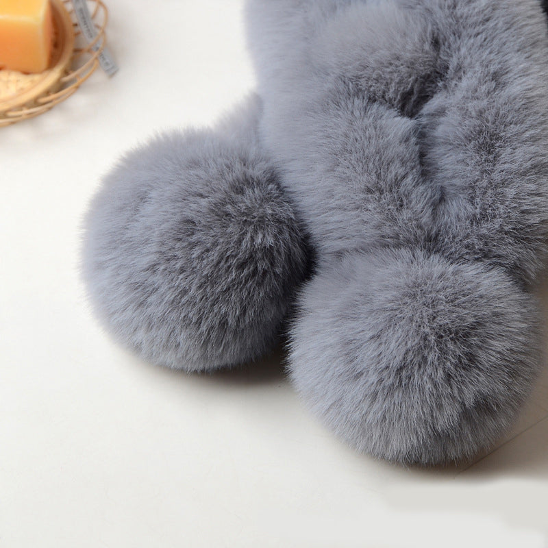 Luxurious Solid Color Warm Scarf for Chilly Days