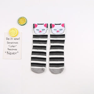 Fantasy Full Cat Patterned Socks for Animal Lovers