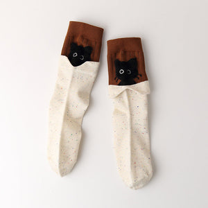 Unique Socks with Creative Cat Designs
