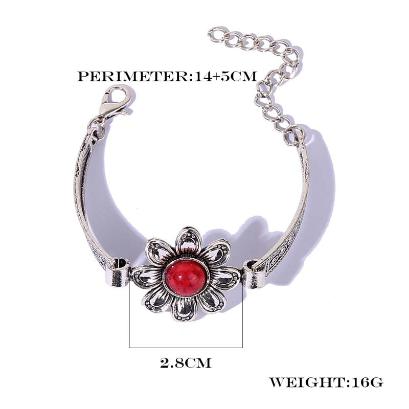Chic Vintage Bohemian Floral Bracelet