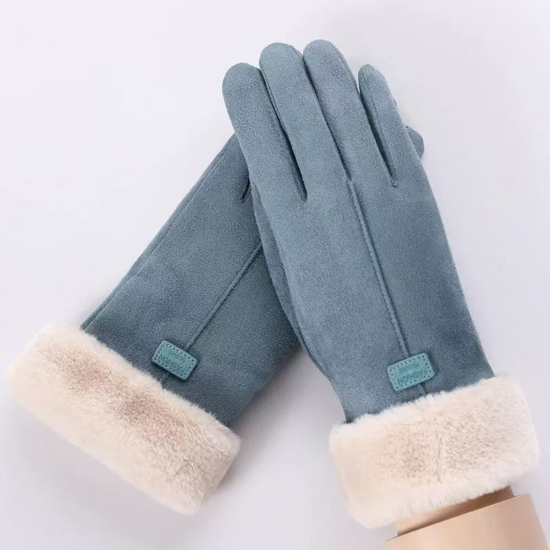 Elegant Varma Plush Gloves for Ultimate Comfort