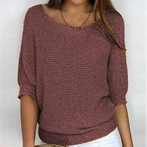Stylish Solid Color Casual Sweater for All Occasions