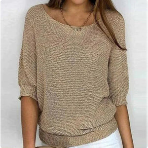 Stylish Solid Color Casual Sweater for All Occasions