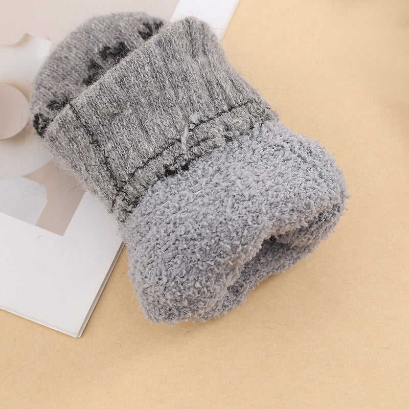 Frosty Winter Gloves with Warmth and Style