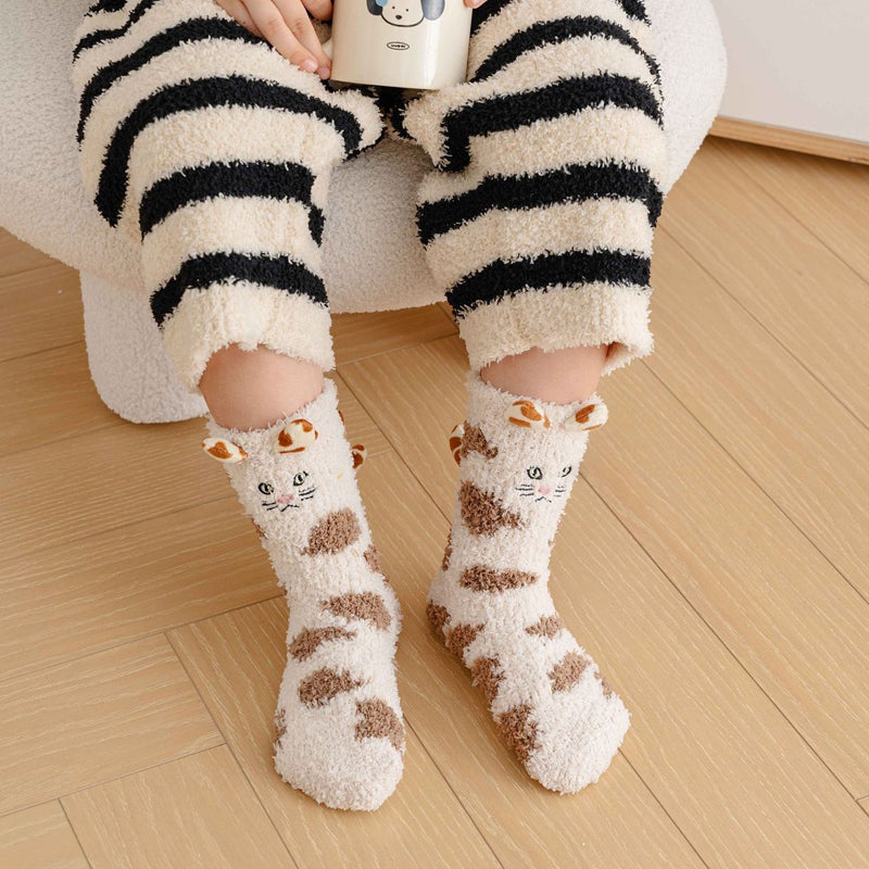 Colorful and Cozy Socks with Fun Patterns