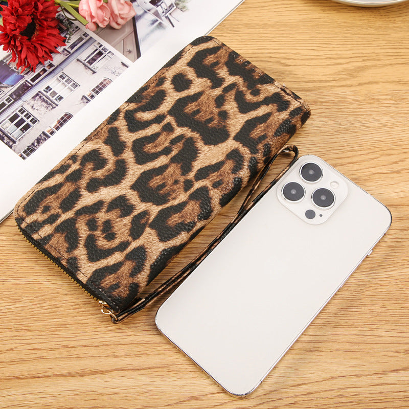 Chic Vintage Leopard Print Coin Purse